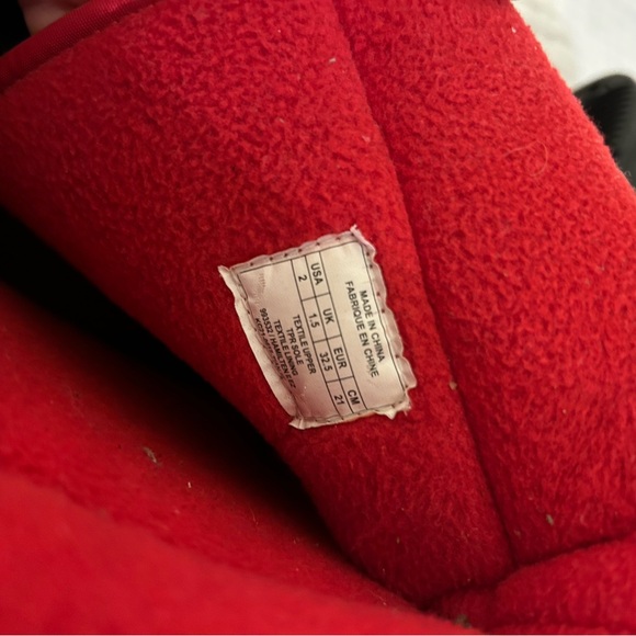 Polo RALPH LAUREN Snow boots US size 2 BOYS Navy, red lining, black rubber soles - Picture 8 of 13